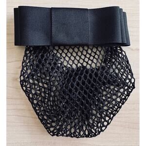 Equestrian Show Bow Barrette Black clip